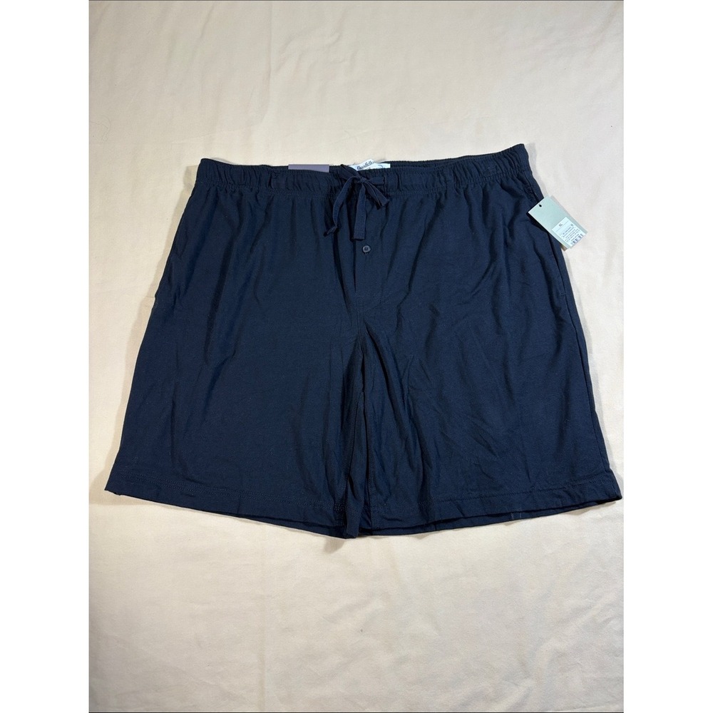 Goodfellow & Co NWT Men's Black Knit Lounge Pajama Sleep Shorts Size XL
